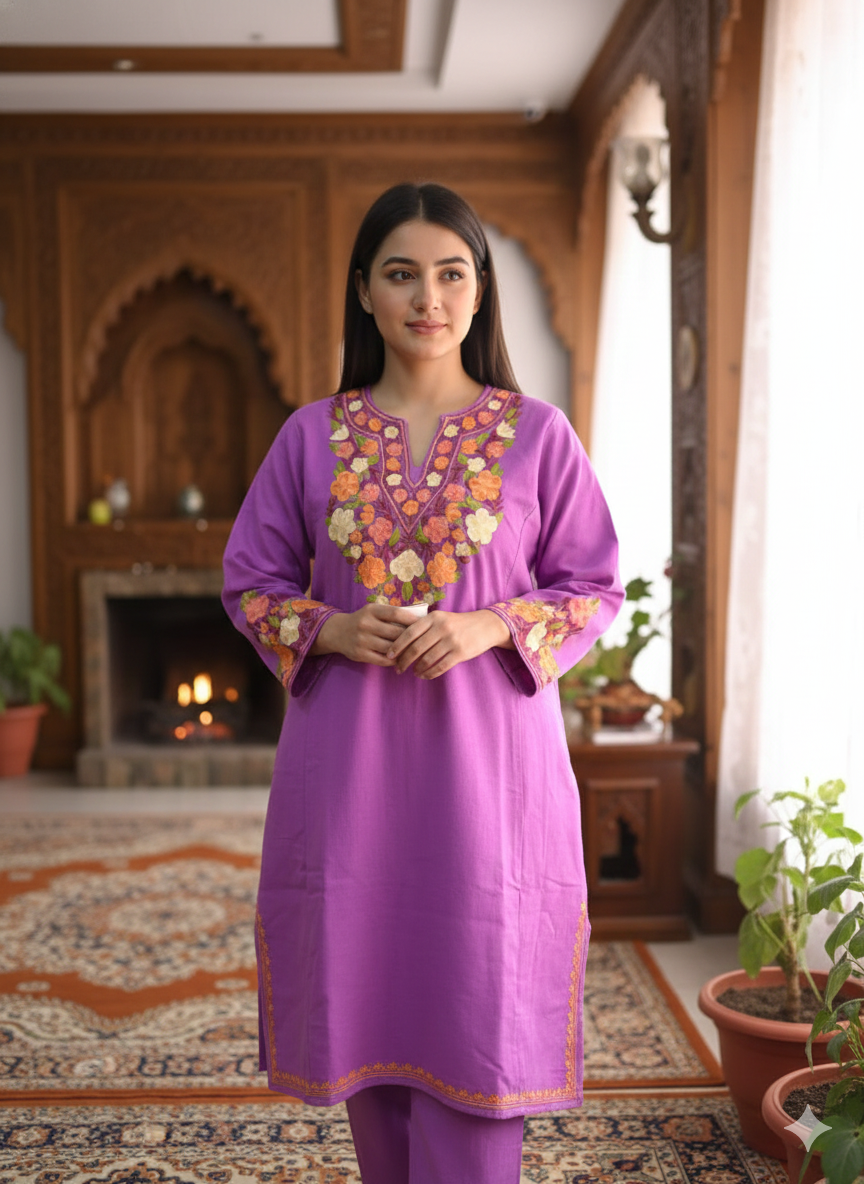 "ILAM” Warm Kashmiri Co-Ord Set