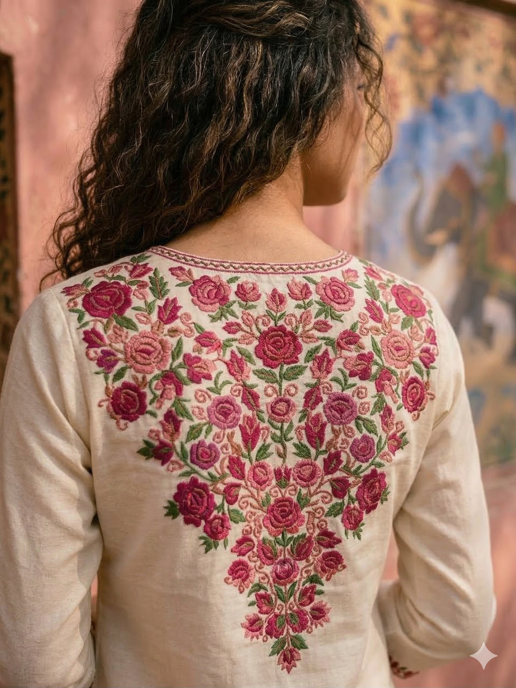 "SHIA" Cotton Kashmiri Co-Ord Set