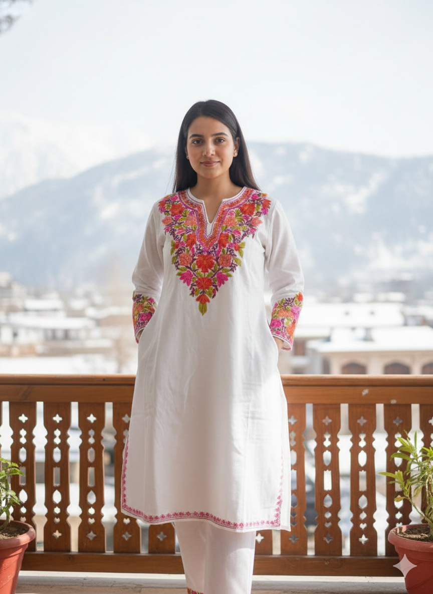 "NAUSHA” Warm Kashmiri Co-Ord Set