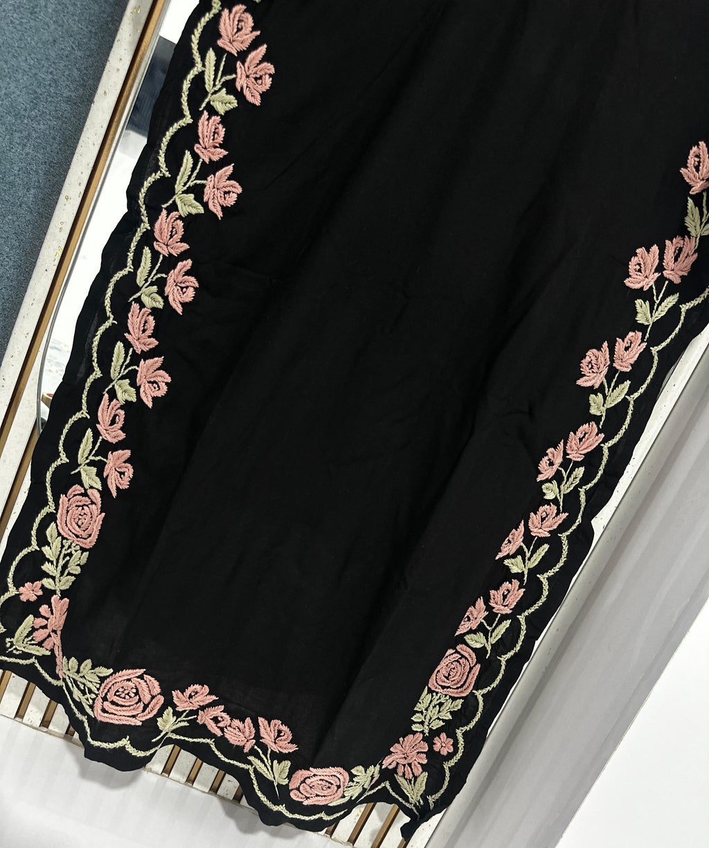 "FABAT" Modal Cotton Chikankari Kurta